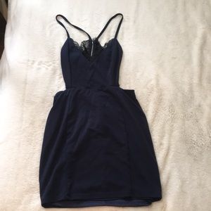 Blue bodycon